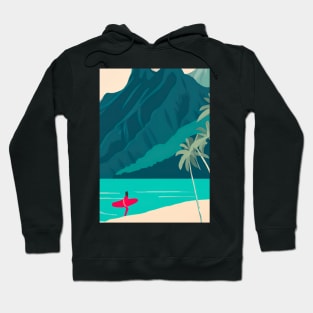 Surfing Beach Hoodie